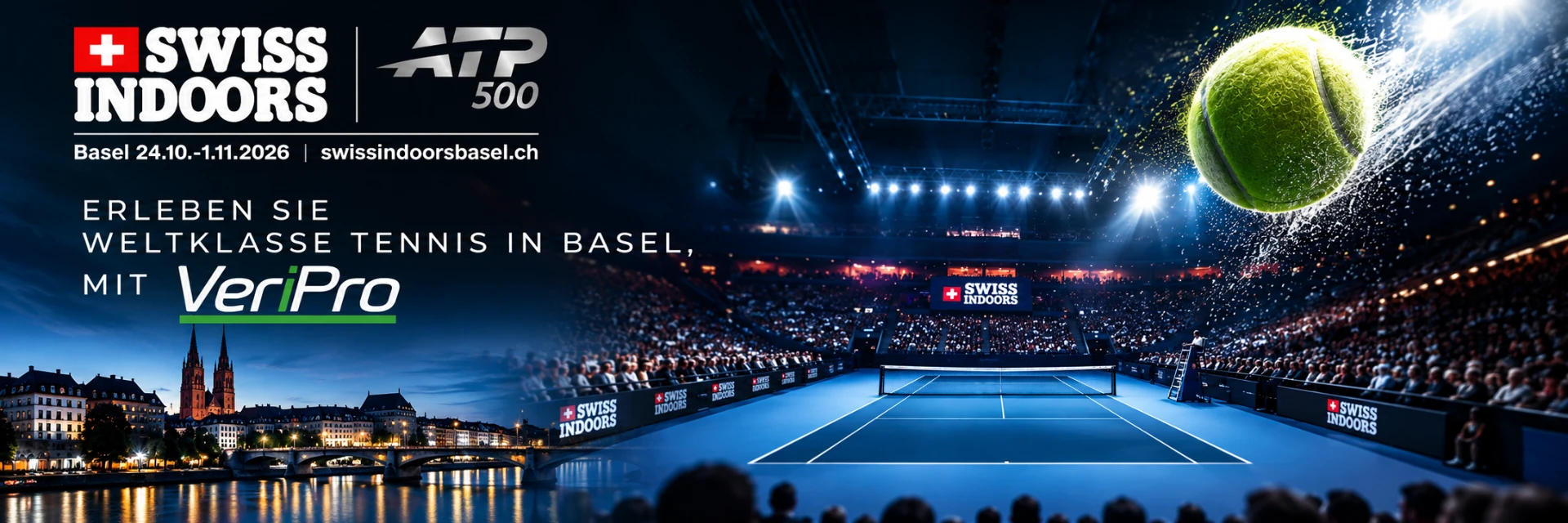 VeriPro AG – Erleben Sie Weltklasse-Tennis in Basel